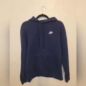 Nike Men's Navy Blue Hoodie Sweatshirt Size Medium